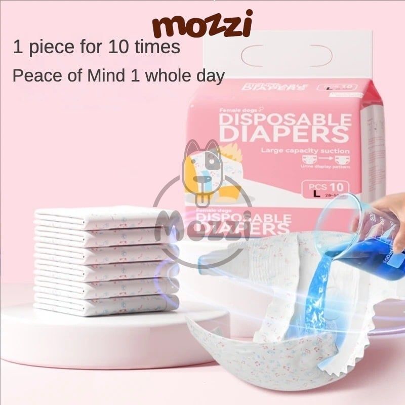 Tã quần cho chó cái HiPiPet gói 10 cái