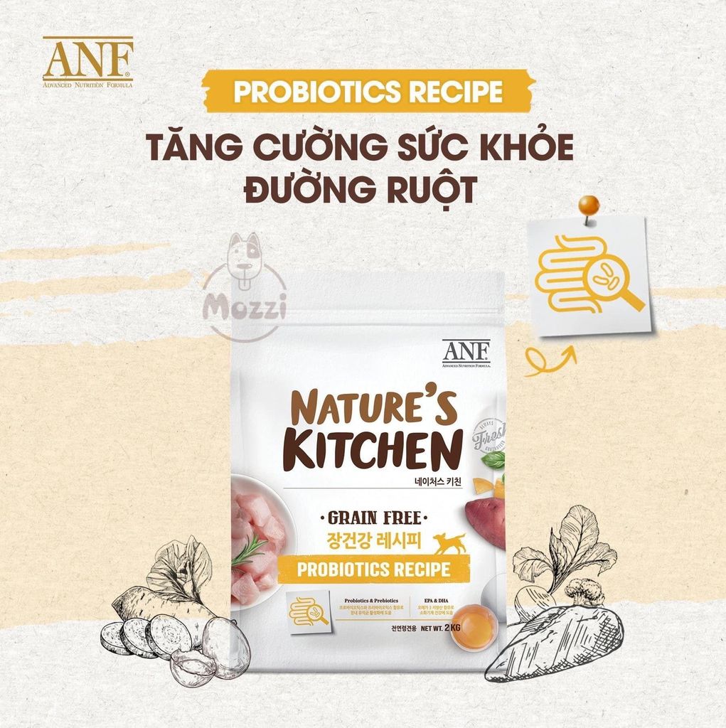 ANF Nature’s Kitchen hạt chức năng cho chó 2kg