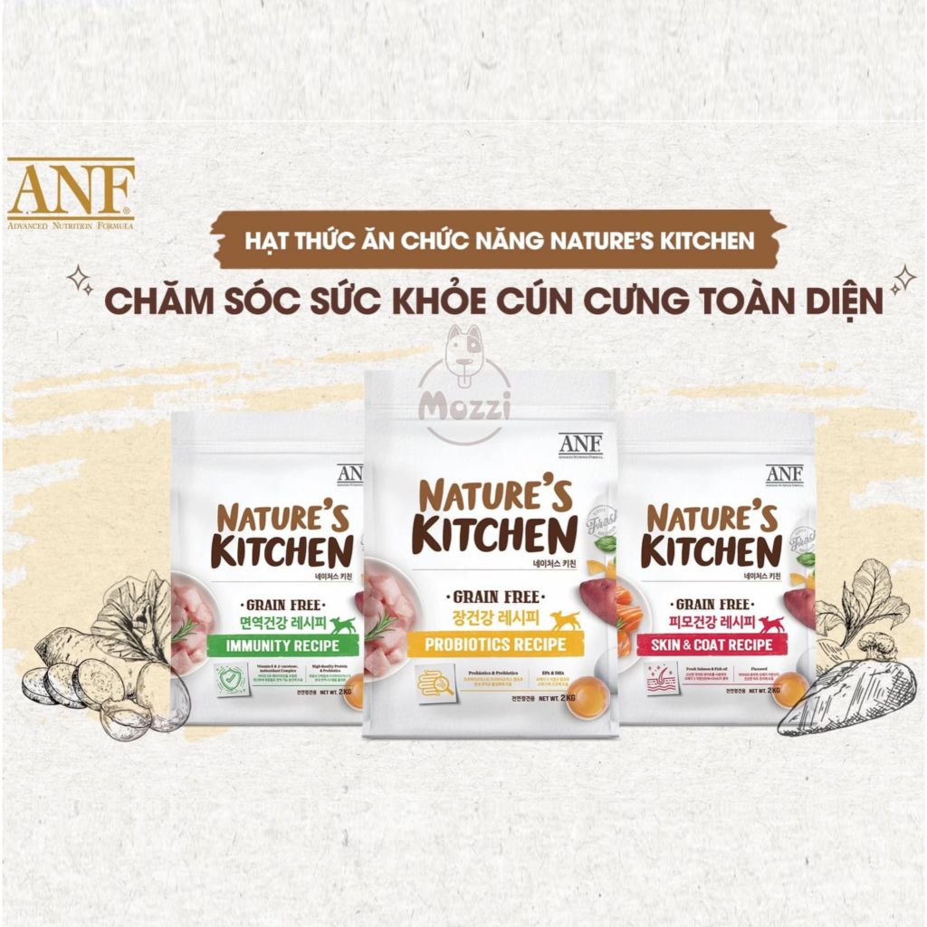 ANF Nature’s Kitchen hạt chức năng cho chó 2kg