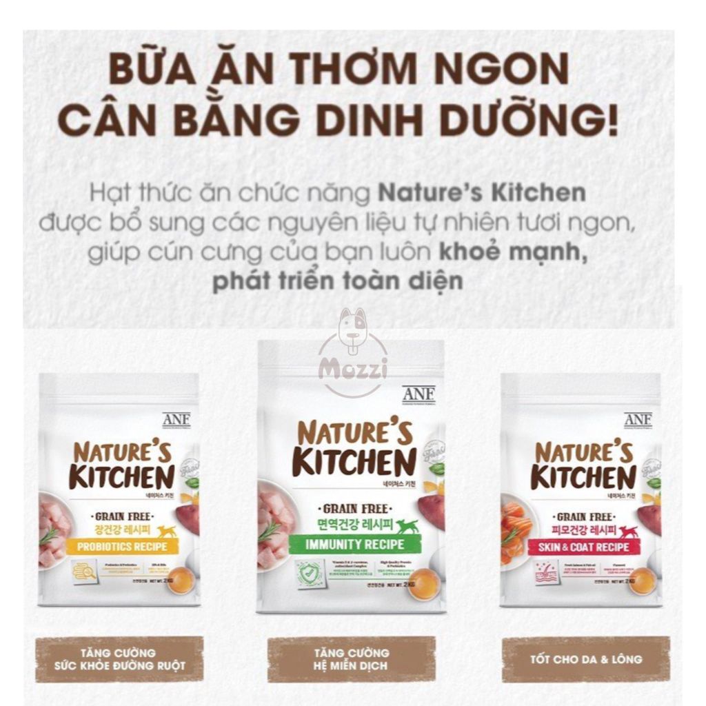 ANF Nature’s Kitchen hạt chức năng cho chó 2kg