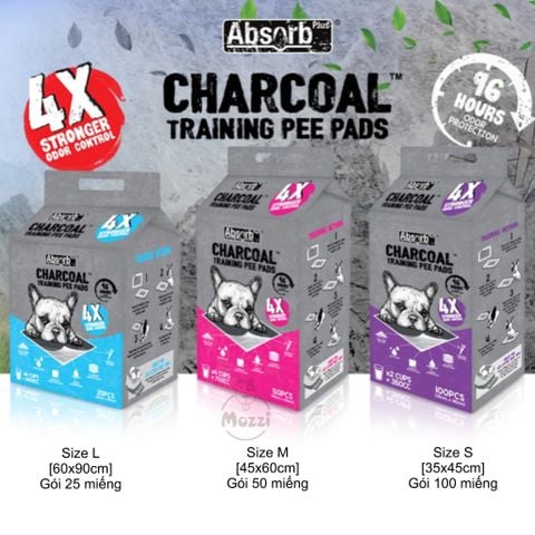  Tã lót chuồng chó mèo Absorb Plus than hoạt tính 96h của Mỹ 