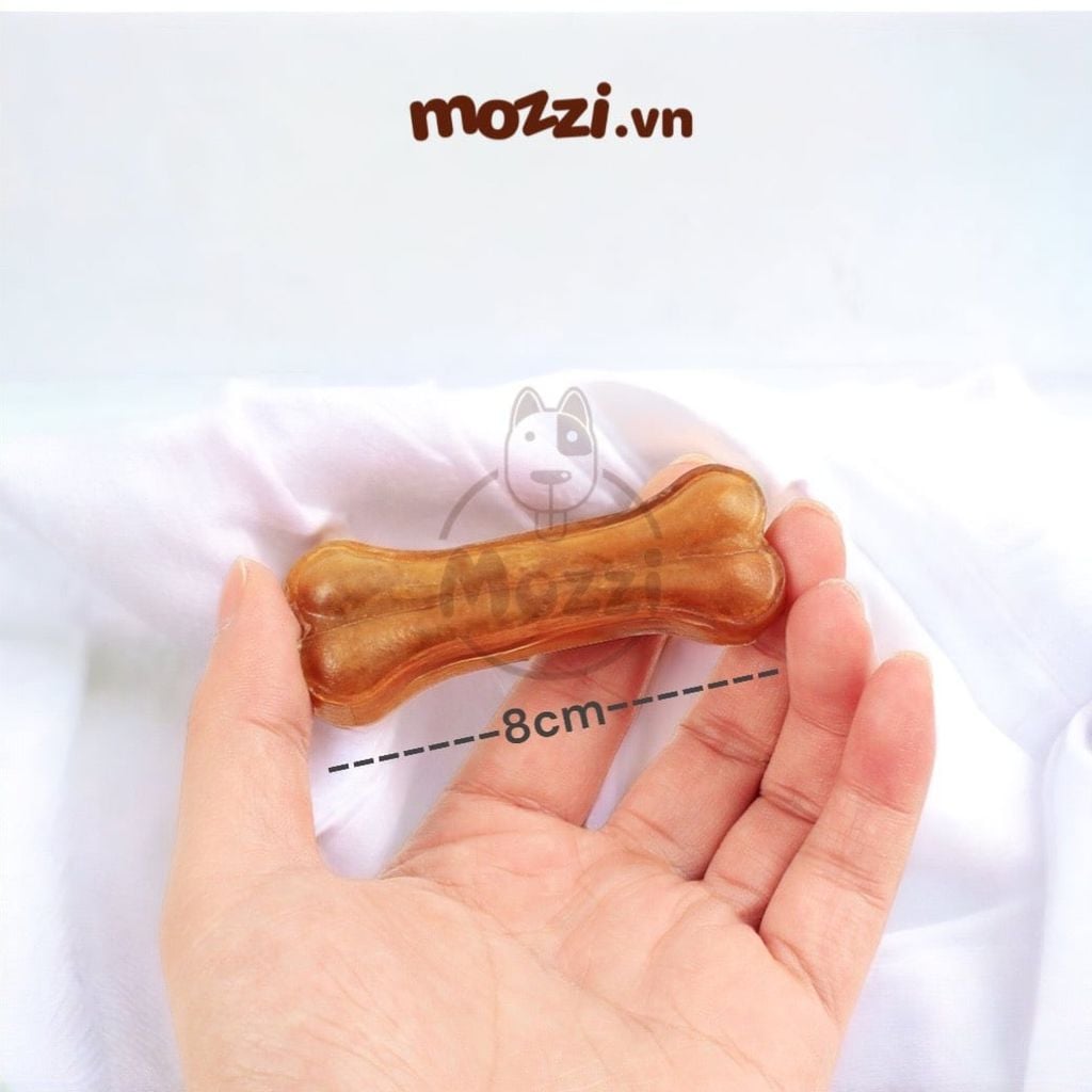 Snack cho chó Xương nhai da bò nguyên chất nhiều lớp Thái Lan