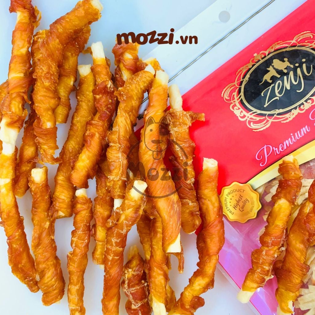 [Gói lẻ] Snack cho chó Gà sấy Zenji Thái Lan
