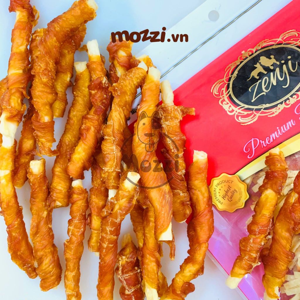 [Bịch 300g] Snack cho chó Gà sấy khô Zenji Thái Lan