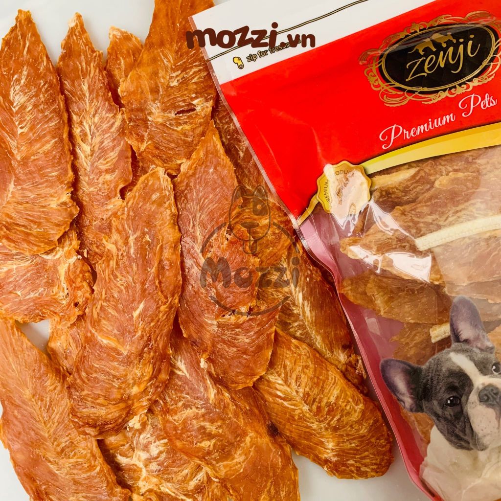 [Bịch 300g] Snack cho chó Gà sấy khô Zenji Thái Lan