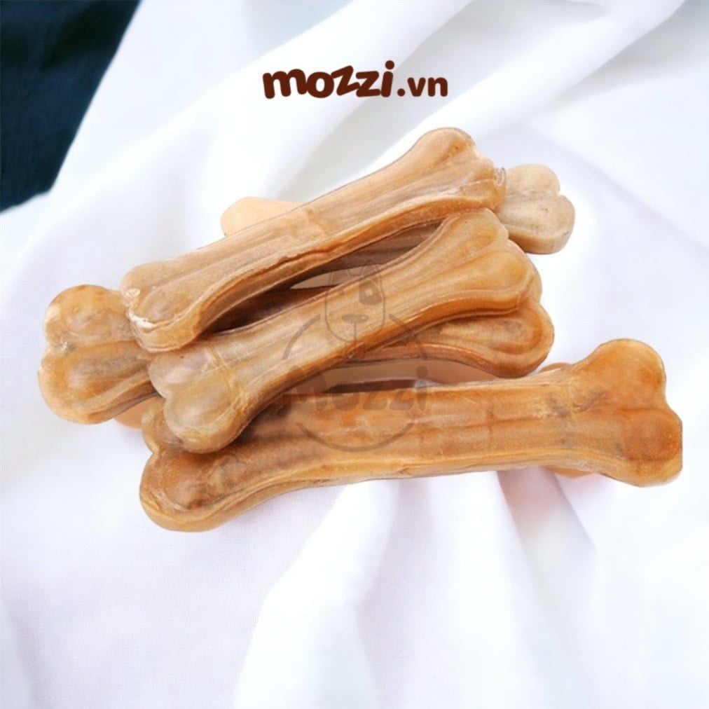 Snack cho chó Xương nhai da bò nguyên chất nhiều lớp Thái Lan
