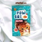  Snack cho mèo Cá hồi viên sợi Salmon PowCat gói 30gr Thái Lan 