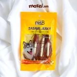  Pet8 sasami jerky gà sấy cho chó mèo 50gr 