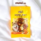  Pet8 sasami jerky gà sấy cho chó mèo 50gr 