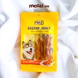  Pet8 sasami jerky gà sấy cho chó mèo 50gr 