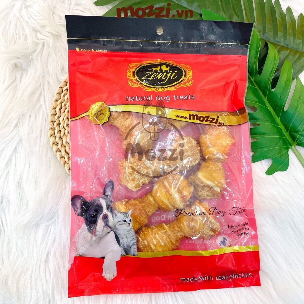 [Bịch 300g] Snack cho chó Gà sấy khô Zenji Thái Lan