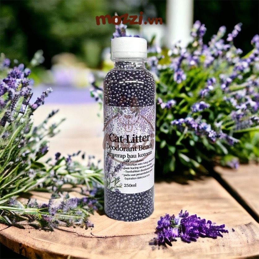 Hạt khử mùi cát vệ sinh Carbon Cat Litter Beads cho mèo Chai 250ml