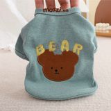  Áo thun có tay hình Gấu nâu Bear cho chó mèo 