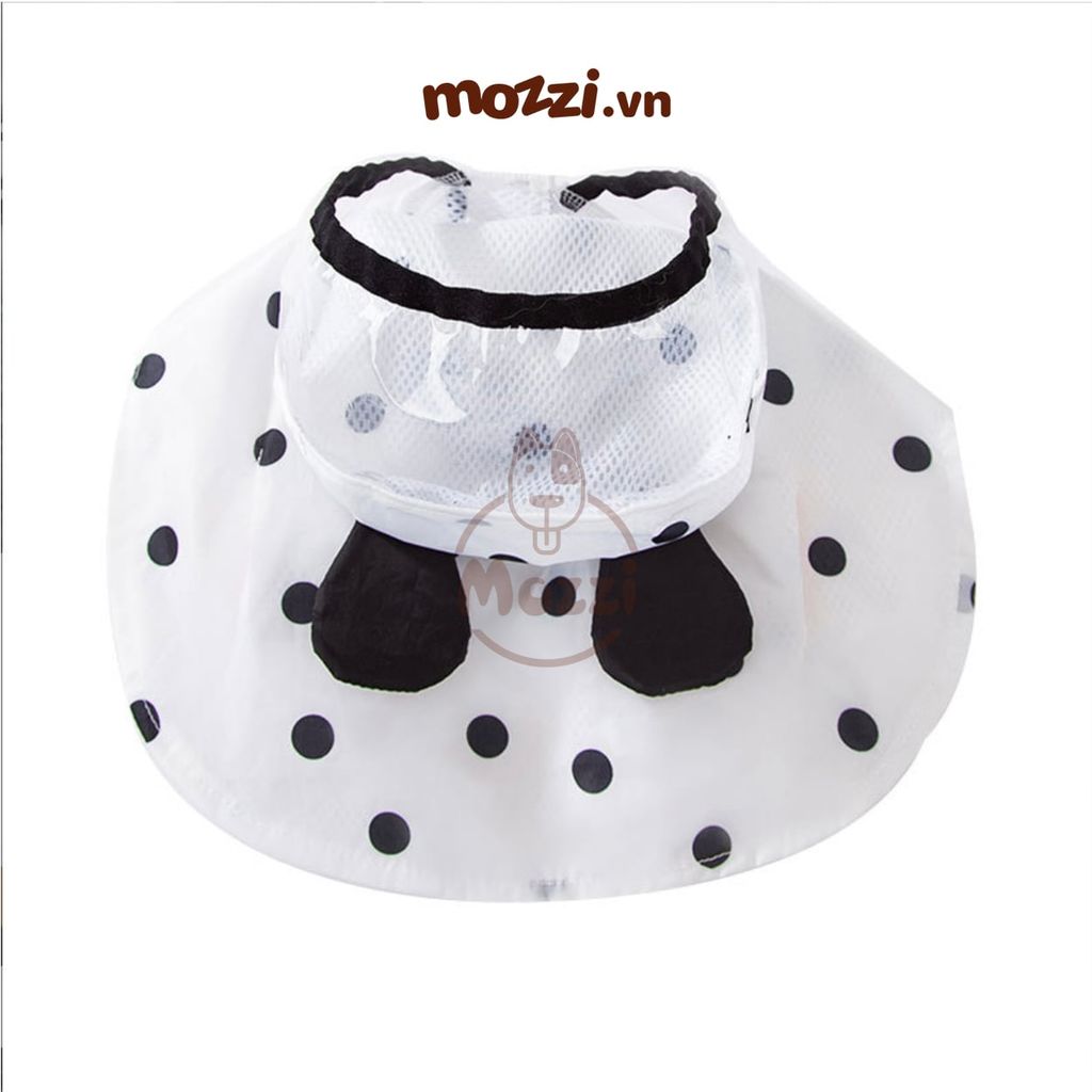 Áo mưa Panda cho chó mèo