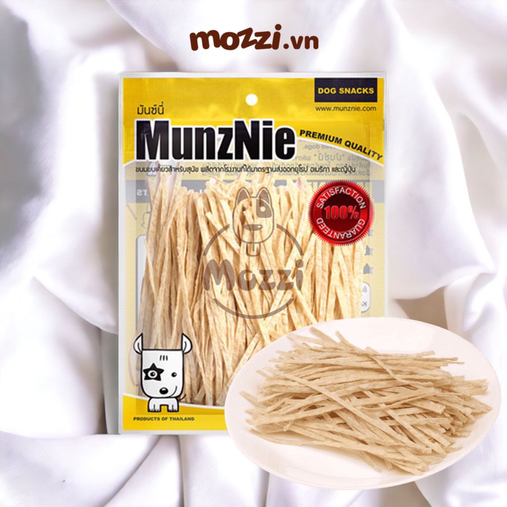 Snack cho chó mèo Kim chi Khô cá sợi MunzNie