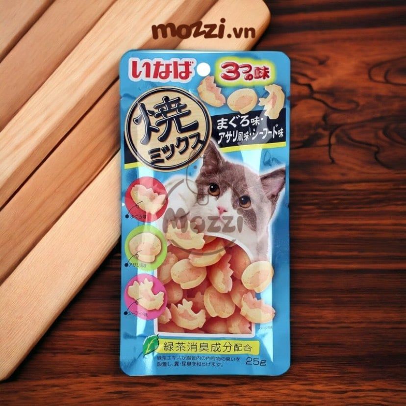 Snack cho mèo Viên mềm Inaba Ciao gói 25gr Thái Lan