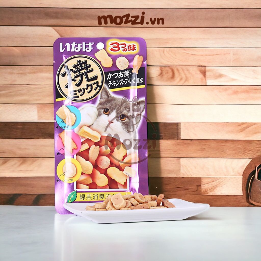 Snack cho mèo Viên mềm Inaba Ciao gói 25gr Thái Lan