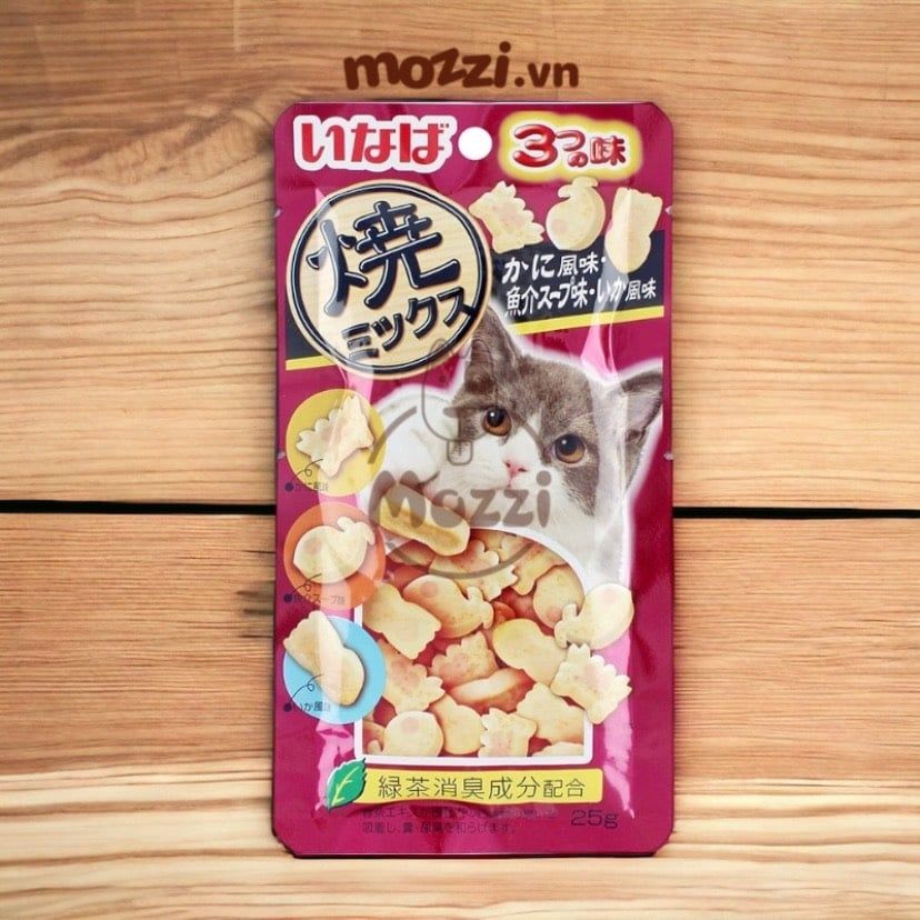 Snack cho mèo Viên mềm Inaba Ciao gói 25gr Thái Lan