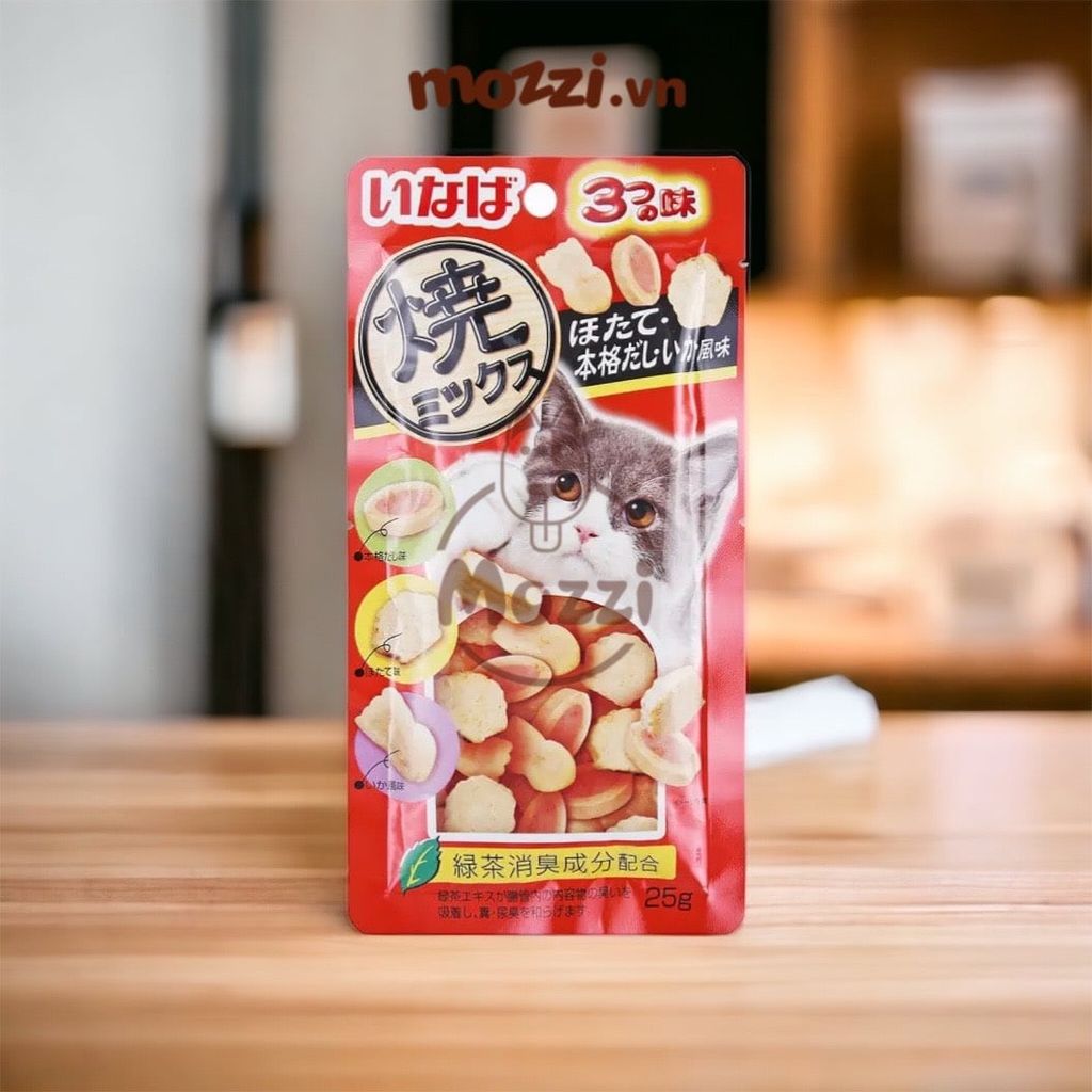 Snack cho mèo Viên mềm Inaba Ciao gói 25gr Thái Lan