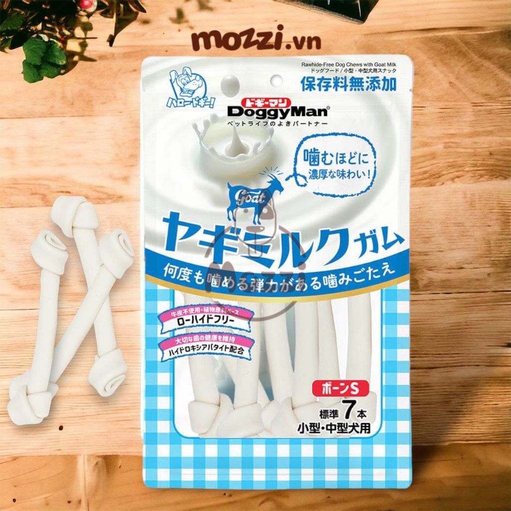 Snack cho chó Xương Sữa Dê Doggyman