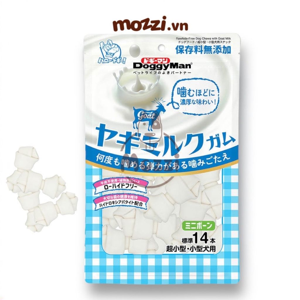 Snack cho chó Xương Sữa Dê Doggyman