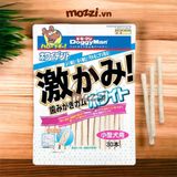  Snack cho chó Que gặm DoggyMan da bò sáp ong xoắn đôi sữa dê sạch răng thơm miệng 