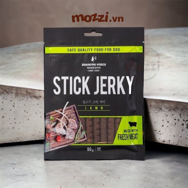 Snack cho chó Thịt Cừu Bò que Bowwow