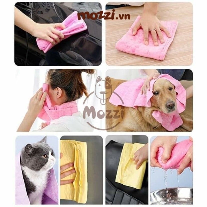 Khăn tắm siêu thấm hút Petstyle cho chó mèo