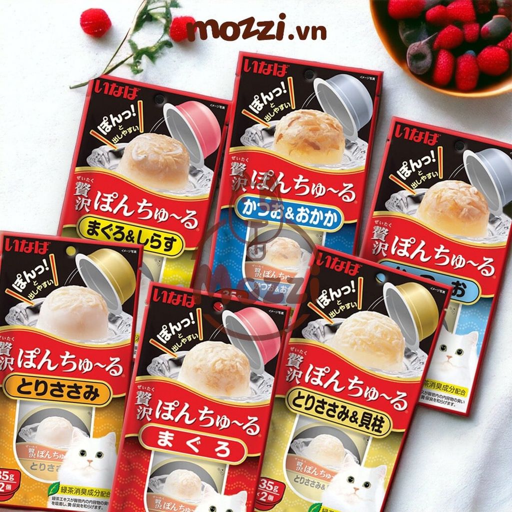 Snack cho mèo Cốc thạch Ciao Pon Churu 2x35gr Thái Lan