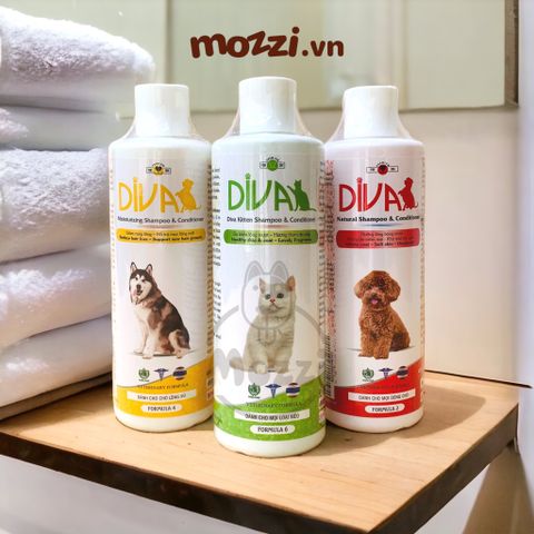 Sữa tắm Diva Chai 400ml cho chó mèo 