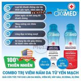  Tropiclean OXYMED Dầu gội xả trị viêm da nấm ngứa 592ml cho chó mèo 