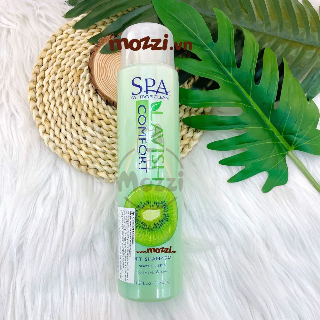 Sữa tắm SPA Tropiclean hương tươi mát cho chó mèo Chai 473ml