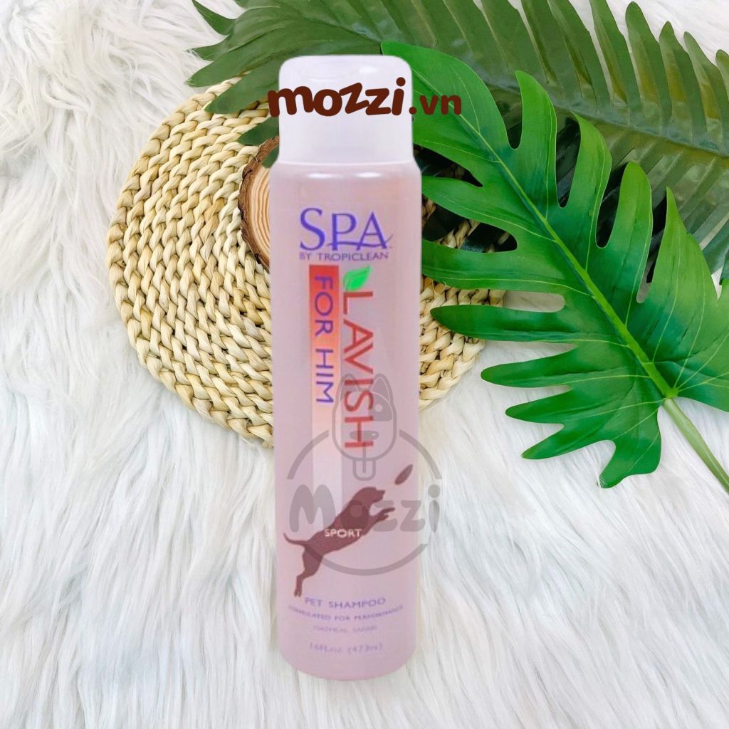 Sữa tắm SPA Tropiclean hương tươi mát cho chó mèo Chai 473ml