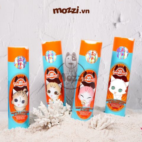  Sữa tắm Lee&Wester Hàn Quốc Tắm xả dành cho mèo Lee Webster Chai 280g 