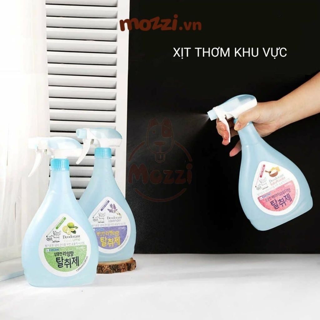 Xịt khử mùi khu vực Forcans Hàn quốc Chai 1L cho chó mèo