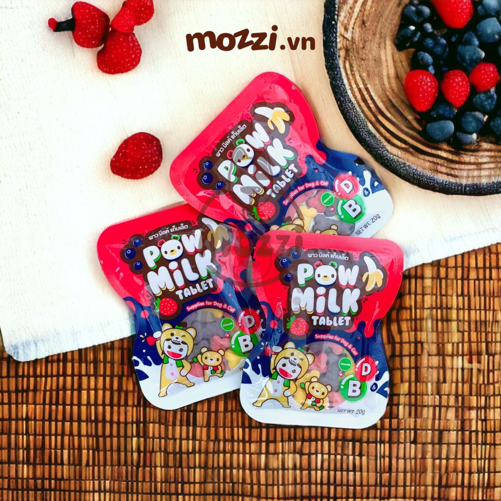Powmilk Xương sữa dê mix trái cây