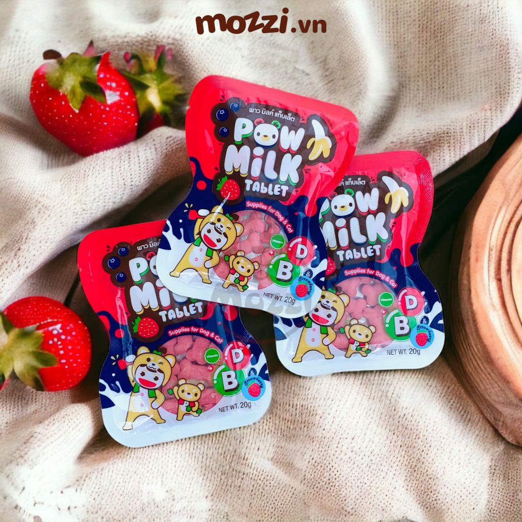 Powmilk Xương sữa dê mix trái cây