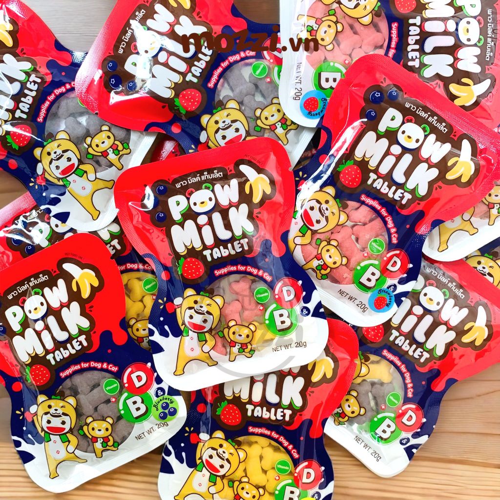 Powmilk Xương sữa dê mix trái cây