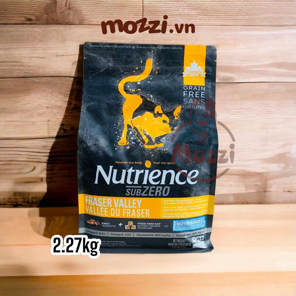 Thức ăn hạt Nutrience Subzero vị gà tây cá biển và rau củ cho chó mèo [0.5kg - 1.8kg - 5kg]