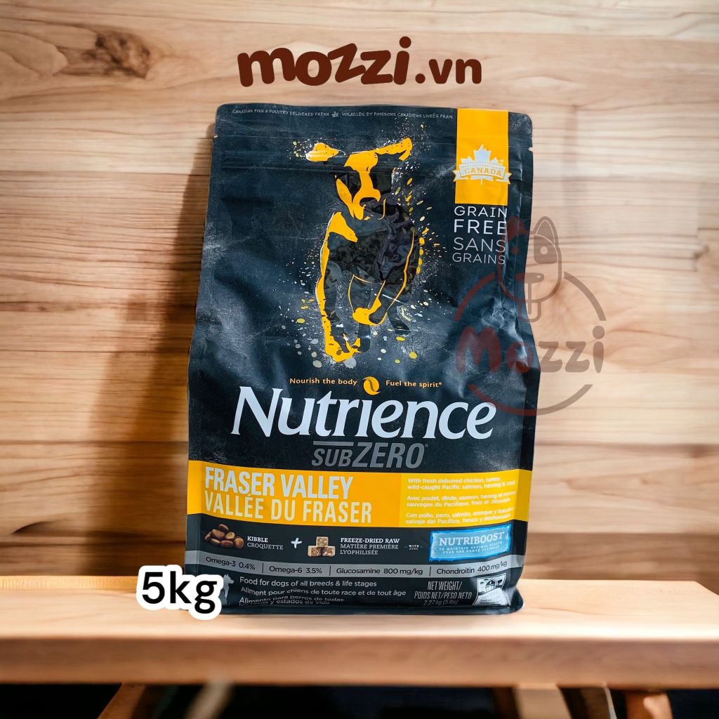 Thức ăn hạt Nutrience Subzero vị gà tây cá biển và rau củ cho chó mèo [0.5kg - 1.8kg - 5kg]