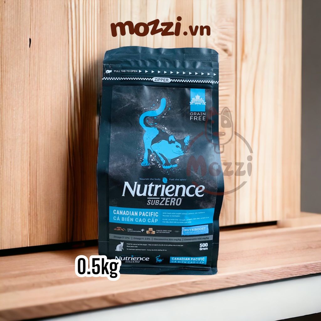 Thức ăn hạt Nutrience Subzero vị gà tây cá biển và rau củ cho chó mèo [0.5kg - 1.8kg - 5kg]