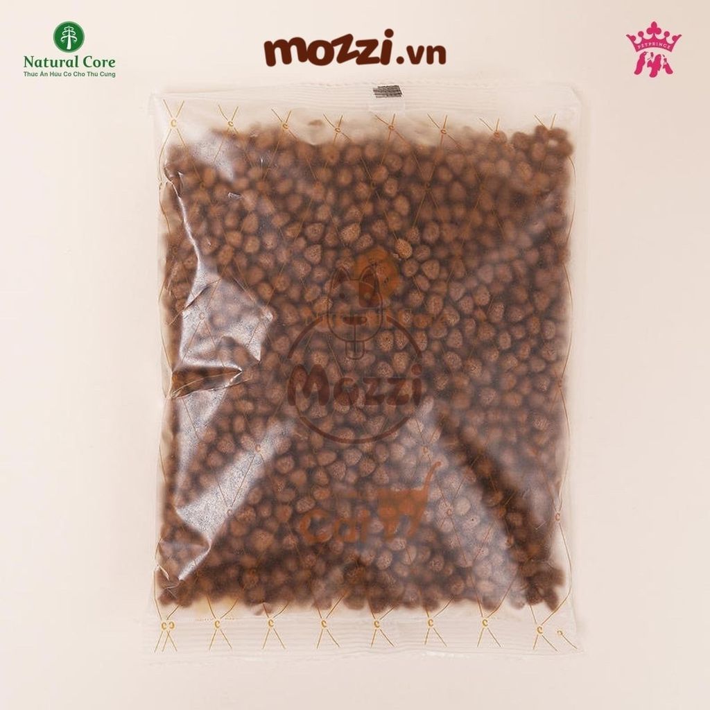 Thức ăn hạt hữu cơ Natural Core đa đạm 95% cho mèo [200g - 1kg]