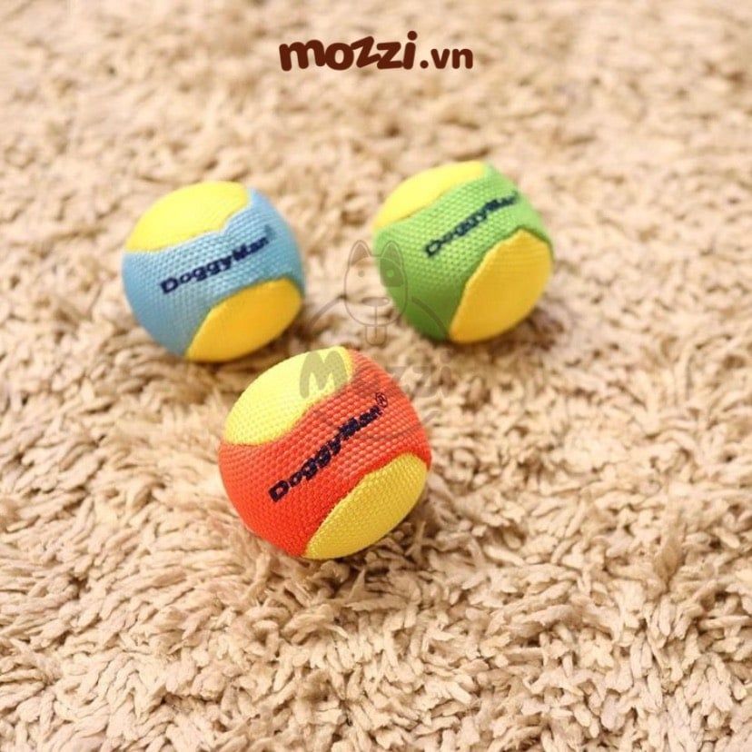 Đồ chơi Banh Bóng Tennis và Xương mềm đặc ruột cho chó
