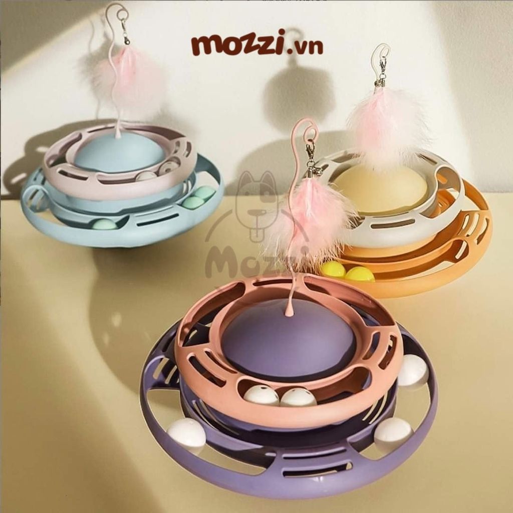 Đồ chơi bàn xoay thăng bằng cho mèo