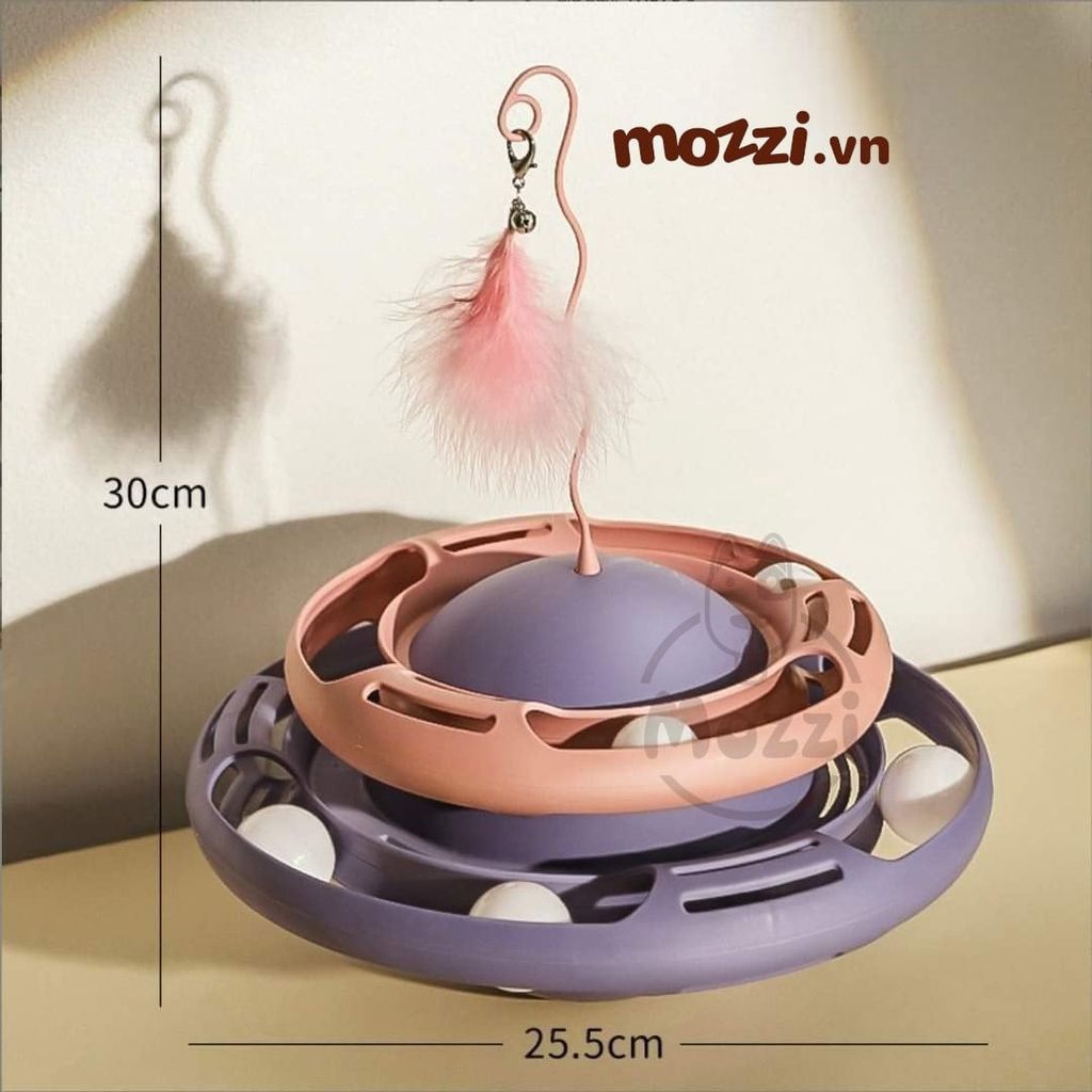 Đồ chơi bàn xoay thăng bằng cho mèo