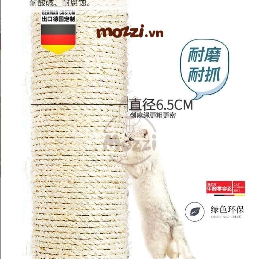 Cat Tree Trụ mèo cào móng ổ nằm tròn 3 tầng