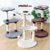 Cat Tree Trụ mèo cào móng 2 tầng hình bàn chân