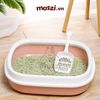 Khay cát vệ sinh cho mèo hình bầu dục 46x38cm