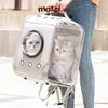 Balo Túi đựng chó mèo Phi hành gia vuông trong suốt lớn 34x30x40cm - Ba lô