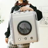  Balo Túi đựng chó mèo Phi hành gia vuông trong suốt lớn 34x30x40cm - Ba lô 